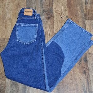 Hollister Ultra High-Rise Dad Jean - Multi Shaded Size 1R (W25 L31)